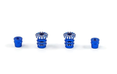 Adapter valvule biçiklete univerzal, set adapterësh, metalik