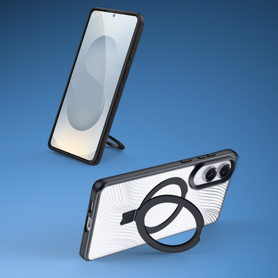 Kllapë telefoni Dux Ducis Aimo Mag për Samsung S25 Edge, shkon me MagSafe, ngjyrë e zezë