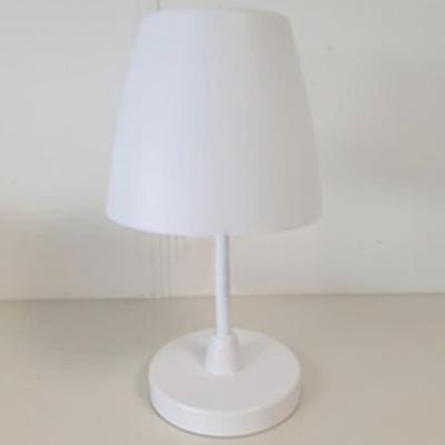 Lampë tavoline H&amp;S Collection LED, 20 LED, rikarikueshme me USB, e bardhë