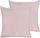 Set jastëkësh dekorativë EUSTOMA Velvet, 60 x 60 cm, set me 2 copë, rozë