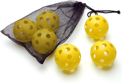 Set topash floorball Unihoc Match Ball Enero, 6 copë, të verdhë