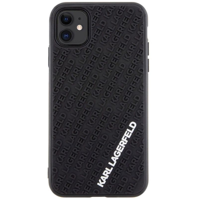 Kapak telefoni Karl Lagerfeld KLHCN613DMKRLK, iPhone 11 XR 6.1", hardcase, i zi