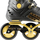 Patina inline NILS Extreme NA20006 Slalom, ABEC9, shasi alumini, të zeza me ari