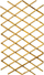 Varëse muri për lule Nature Trellis, 100 x 200 cm, kafe