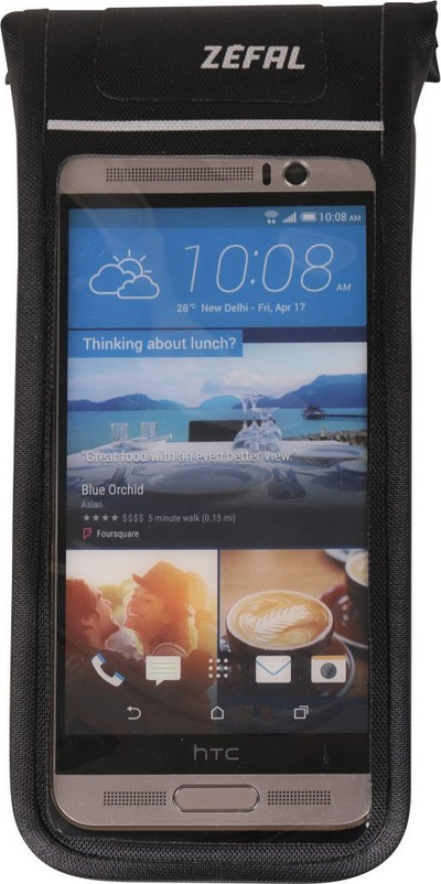 Mbajtëse telefoni Zefal Z Console Dry Universal L, që s’e kap uji, për biçikletë, e zezë