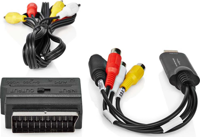 Kapës video USB 2.0 Nedis Video Grabber, RCA në USB, për konvertim VHS në digjital, i zi