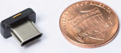 Çelës sigurie fizik Yubico YubiKey 5C Nano, i zi