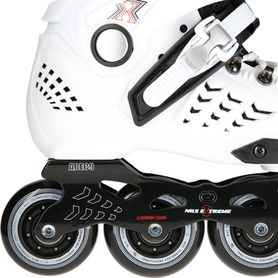 Patina inline Nils Extreme NA20001 për goca, nr. 36, rrota gome PU, të bardha
