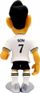 Figurine MINIX Spurs Son, 12cm, plastike, shumëngjyrëshe