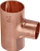 Тиe бакарна Sanha capillary, 42mm x 22mm x 42mm, за заварување, редуцирана