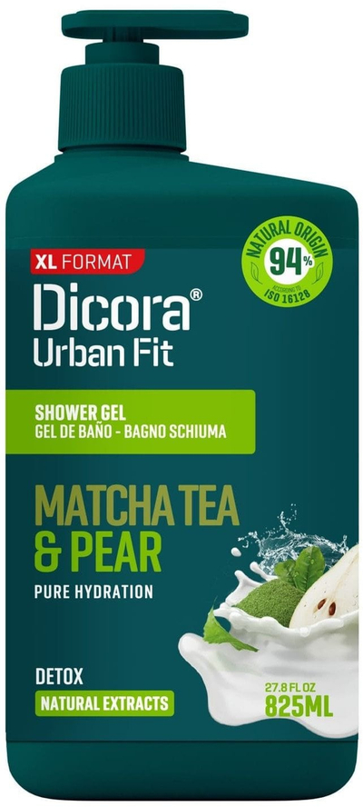 Xhel dushi Dicora Urban Fit, çaj matcha dhe dardhë, 823 ml