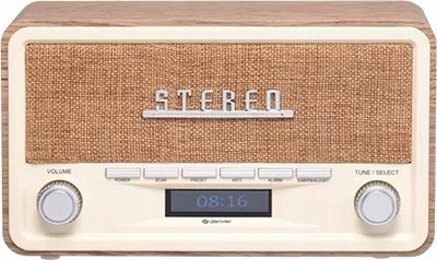 Radio Denver DAB-18LW, DAB+/FM, Bluetooth, kafe me të bardhë