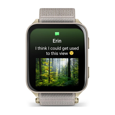 Smartwatch Garmin Venu X1, GPS, ekran AMOLED, ari i butë
