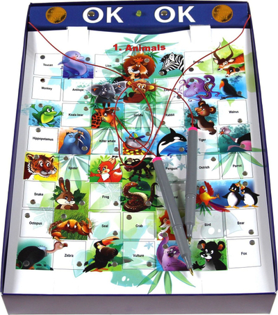 Loja elektronike edukative Jawa Game English, 12 tabela, 360 terma, shumëngjyrëshe