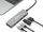 HUB USB Sandberg USB C, 2x USB A, 2x USB C, gri