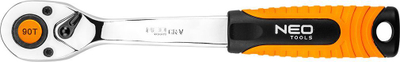Çelës ratchet Neo 1/2", 90 dhëmbë, krom vanadium, portokalli
