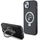 Futrollë Karl Lagerfeld KLHMP15SHMRSKCK për iPhone 15 6.1", MagSafe, me unazë, e zezë