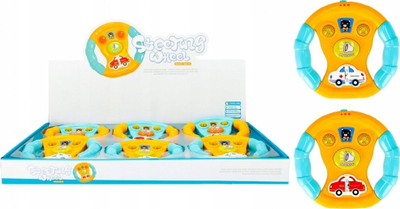 Lodër timon drejtimi Mega Creative STEERING WHEEL, 15cm, me drita edhe zëra