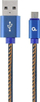 Kabllo USB Gembird, USB-A - microUSB, 1m, e kaltër