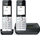 Безжичен телефон Gigaset COMFORT 500A Duo, DECT аналоген, телефонска секретарка, црно-сребрен
