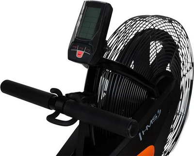 Rower ajri HMS ZP6591, me ekran LCD, paloset, gri