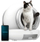 WC automatike për mace Cecotec Pumba 7000 Cleankitty, vetëpastruese, me komandë nga telefoni, gri