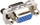Adapter VGA Roline D Sub, HD15 femër me femër, ngjyrë argjendi