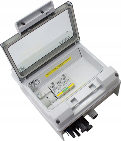 Kuti lidhëse fotovoltaike Hensel KV PV DC2 B 600001C, Type 2 DC, IP65, e bardhë