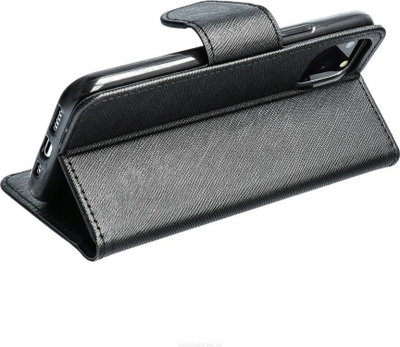 Kapak Fancy libër për Xiaomi Redmi Note 12S, me magnet, i zi