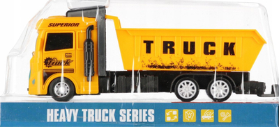 Lodër kamion Mega Creative Heavy Truck Series, plastikë, 23 cm, i verdhë