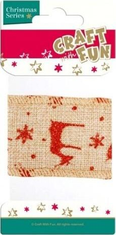Shirit dekorativ Craft with Fun, 5.5 cm x 1 m, B/C, 24/288