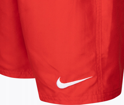 Shorce noti Nike Logo për çuna të vegjël, me rrjetë nga brenda, me brez elastik, të kuqe