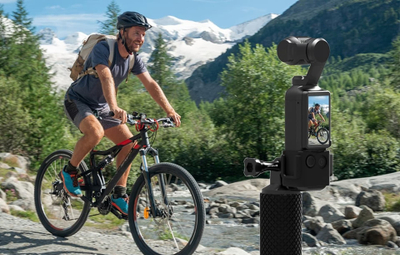 Adapter mbrojtës Puluz Expansion për OSMO Pocket 3, ABS, me cold shoe, i zi