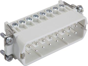 Insert konektori mashkullor LAPP EPIC H-A 16 SS, 16P+PE, 16A 250V, gri