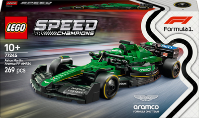 Set LEGO Aston Martin Aramco F1 AMR24, makinë garash, për moshën 10+