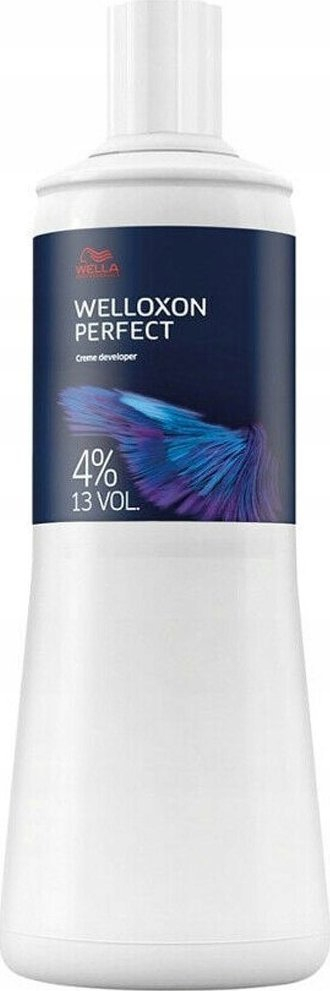 Oksidant për flokët Wella Welloxon Perfect, 4% 13 Vol, 1000 ml, i bardhë