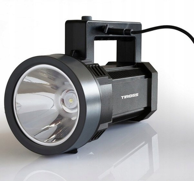 Dritë dore Tiross Dua, LED, 180lm, USB-C, e zezë