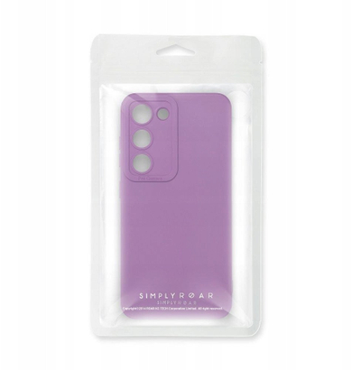 Заштитна маска Roar Luna за Samsung S24 FE, силикон, виолетова