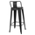 Tabure bar Melita HM8643.22, metal, 43x43x95cm, i zi matte