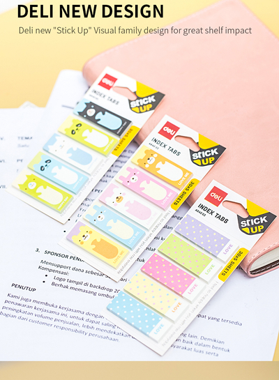 Postit DELI për ndarje index a64002 1/48