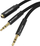 Kabllo ndarëse audio Vention BBLBAB, Jack 3.5mm në 2x Jack 3.5mm, 0.6m, e zezë