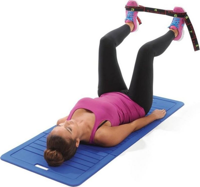 Shirit elastik për ushtrime Sveltus Elastiband, rezistencë 15 kg, me poster udhëzues