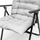 Dyshek turistik Platinet PCM1047 për karrige kampingu, 75 x 44 x 5 cm, gri