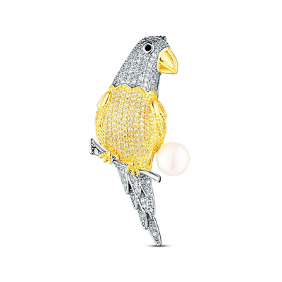 Karficë për femra JwL Luxury Pearls JL0870, e argjendtë/ e artë