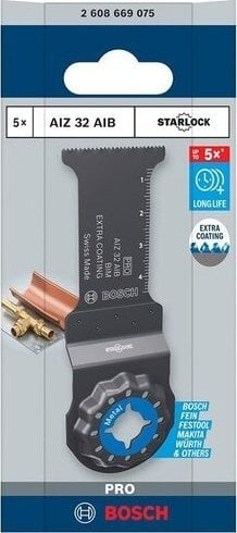 Set tehe prerëse Bosch Accessories 2608669075 Multi Knife, 5 copë, për metal