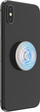 Mbajtëse telefoni PopSockets PopGrip Blue Ripple, kapje e sigurt, me valë, blu