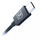 Kabllo 3MK Hyper ThunderBolt, 240W, 1.0m, e zezë