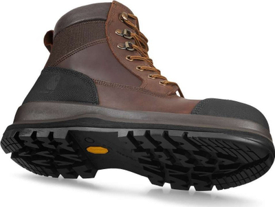 Çizme pune Carhartt High Work, me membranë Storm Defender, putë Vibram, kafe të errët, nr 42