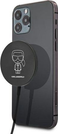 Karikues induktiv Karl Lagerfeld KLCBMSIKBK KLD511, 15W, USB C, i zi