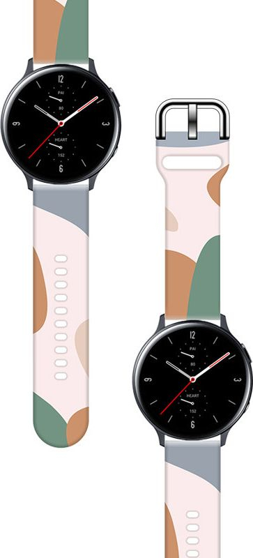 Rrip ore Hurtel Strap Moro për Samsung Galaxy Watch 42mm, silikon, dizajn camo, shumëngjyrësh
